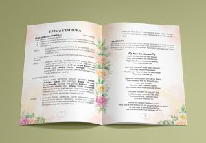 cover wedding church book booklet holy matrimony gereja katolik yogyakarta