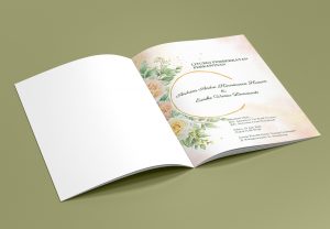 holy matrimony book design custom wedding church booklet template download buku nikah gereja katolik malang