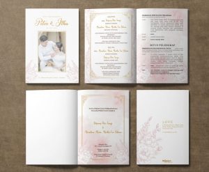 download custom desain cover teks ibadat sakramen pernikahan gereja katolik surabaya