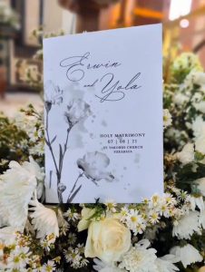 holy matrimony book cover design cetak custom buku gereja liturgi nikah katolik