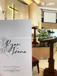 Buku Misa Pernikahan Katolik Holy Matrimony Book Design