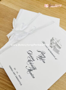 holy matrimony book cetak cover custom buku ibadat pemberkatan nikah gereja