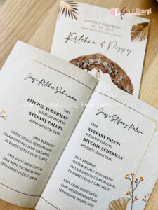 Holy Matrimony book Buku manten liturgi pernikahan katolik wedding mass