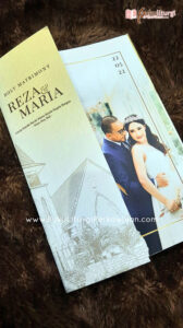 cetak buku tata ibadat liturgi nikah gereja desain custom holy matrimony book buku manten