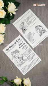 Print custom teks panduan perayaan pemberkatan nikah buku manten holy matrimony book