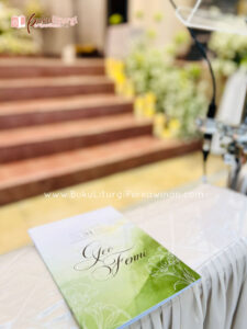 Cover buku pemberkatan pernikahan holy matrimony book wedding mass