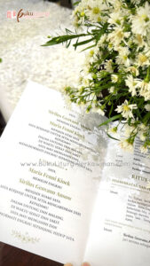 Template cover buku misa pernikahan holy matrimony book buku manten