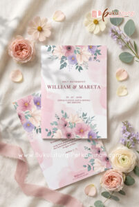 vendor cetak buku misa pernikahan custom holy matrimony book